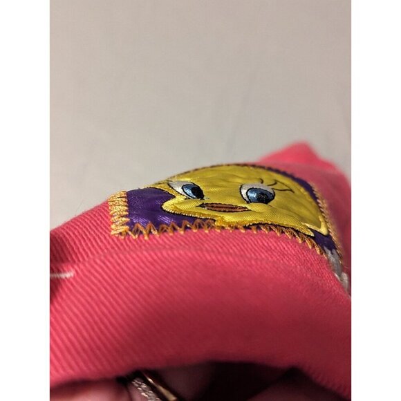 Vtg 1997 Warner Brothers Looney Tunes Tweety Bird Pink Shorts Girls Size 12 - Picture 14 of 16